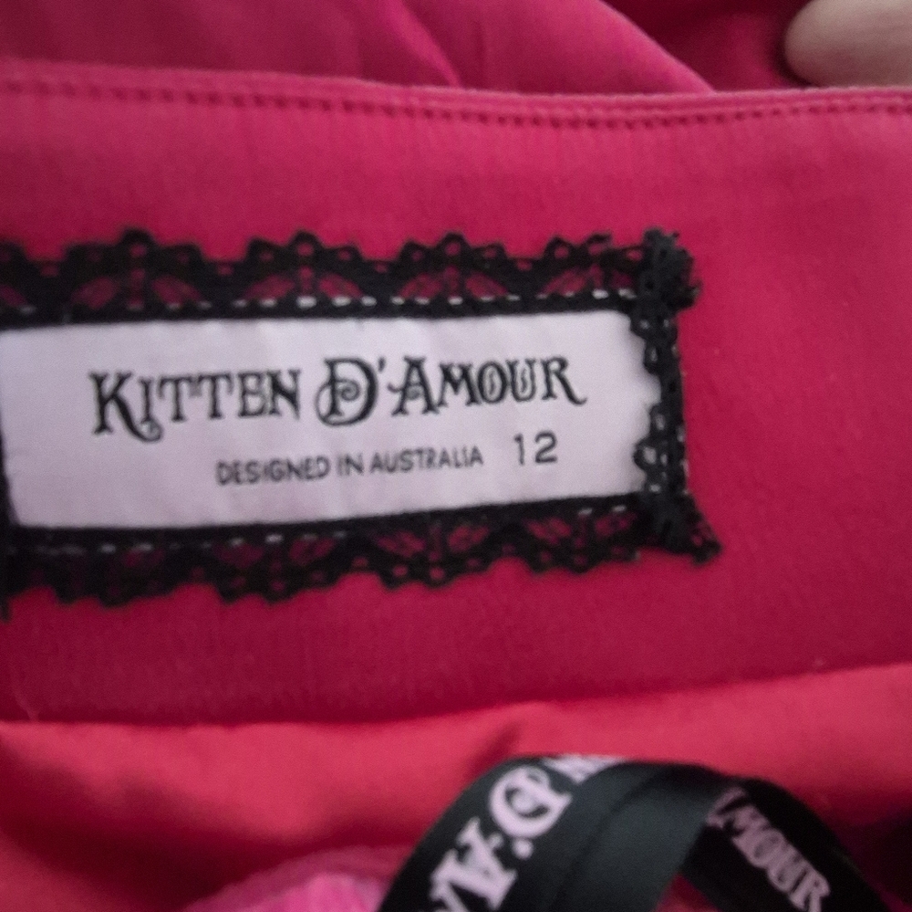 Kitten D'Amour Red Skirt